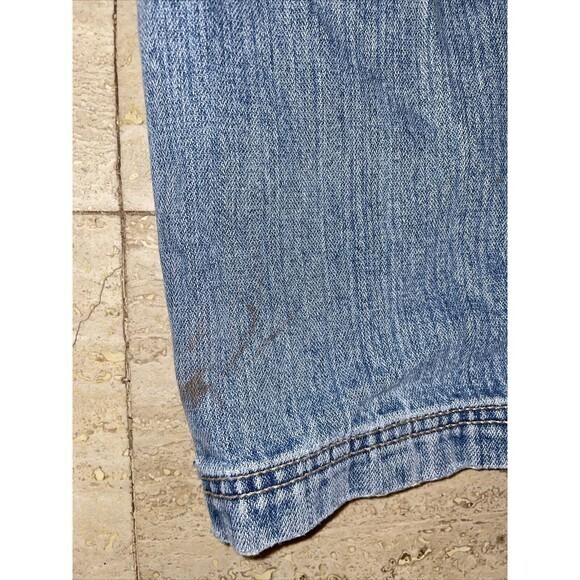 Pepe Jeans London Light Wash Distressed Blue Denim Straight Jeans Men's Size‎ 34 - Picture 7 of 12